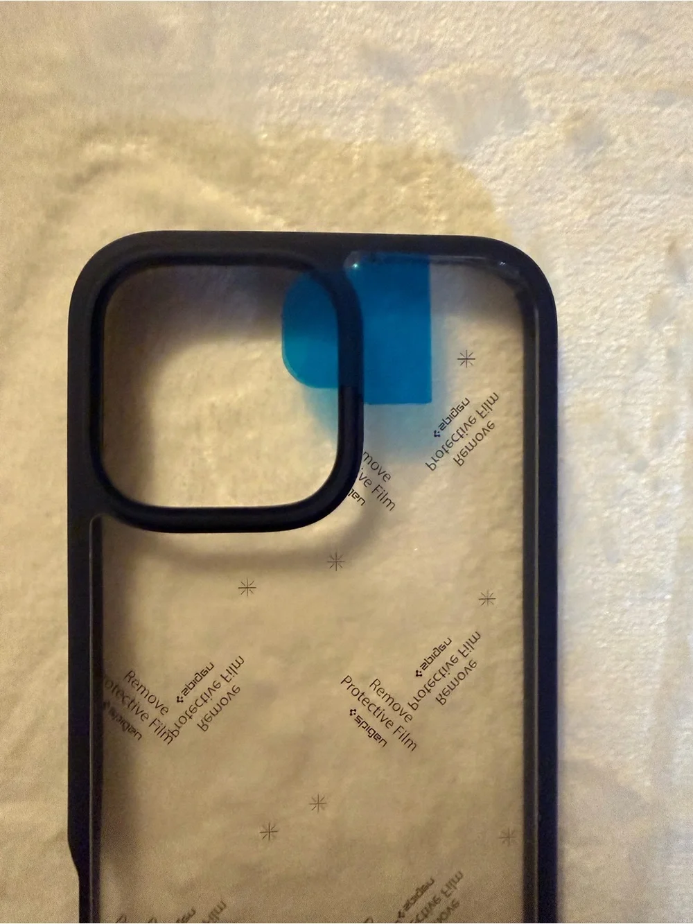 Spigen Clear Black Bumper Case for iPhone 16 Pro Max 6.9